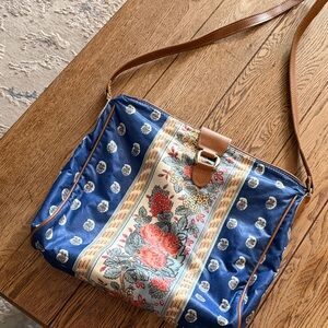 Vtg Richmark Cloth Boho Bag